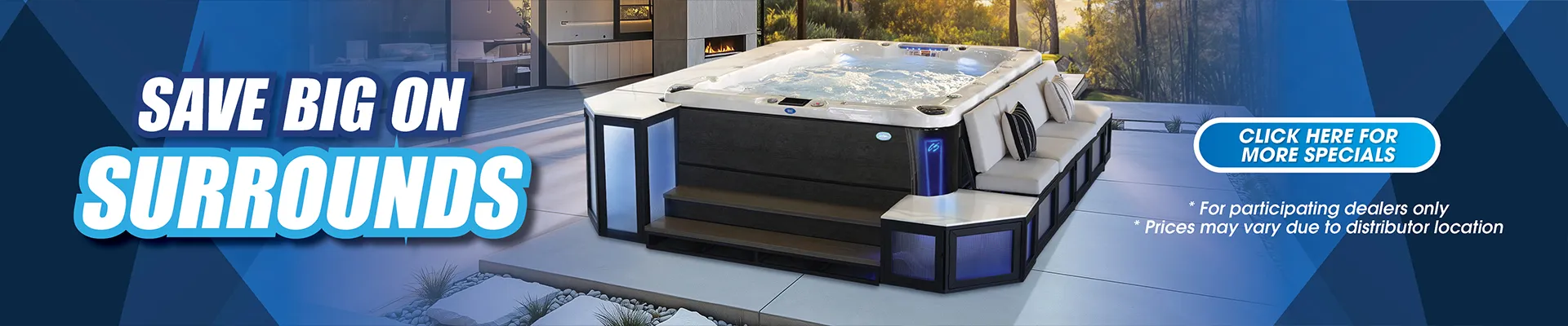 Calspas hot tub being used in a family setting - Island Park