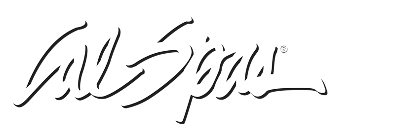 Calspas White logo Island Park